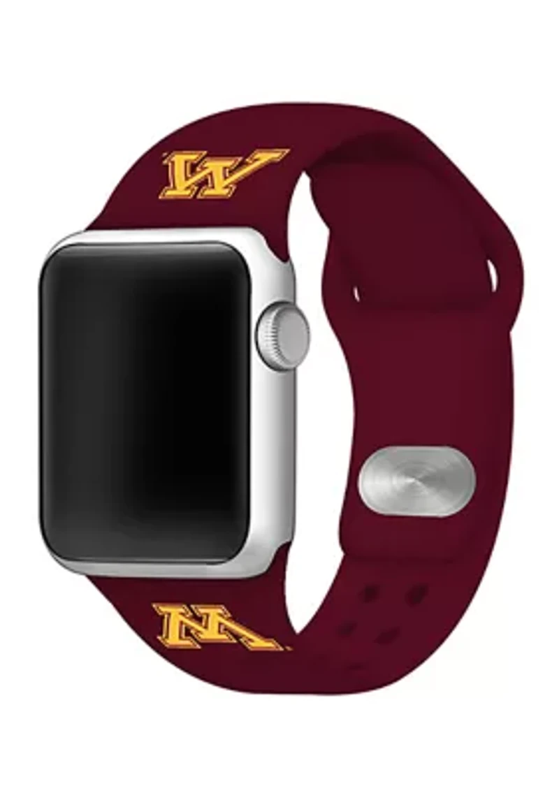 NCAA Minnesota Golden Gophers Silicone Apple Watch Band 38 Millimeter