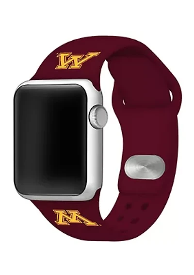 NCAA Minnesota Golden Gophers Silicone Apple Watch Band 38 Millimeter