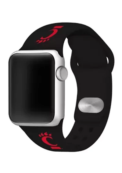 NCAA Cincinnati Bearcats Silicone Apple Watch Band 38 Millimeter