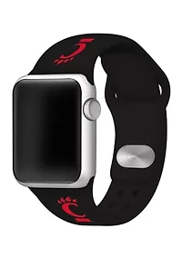 NCAA Cincinnati Bearcats Silicone Apple Watch Band 38 Millimeter