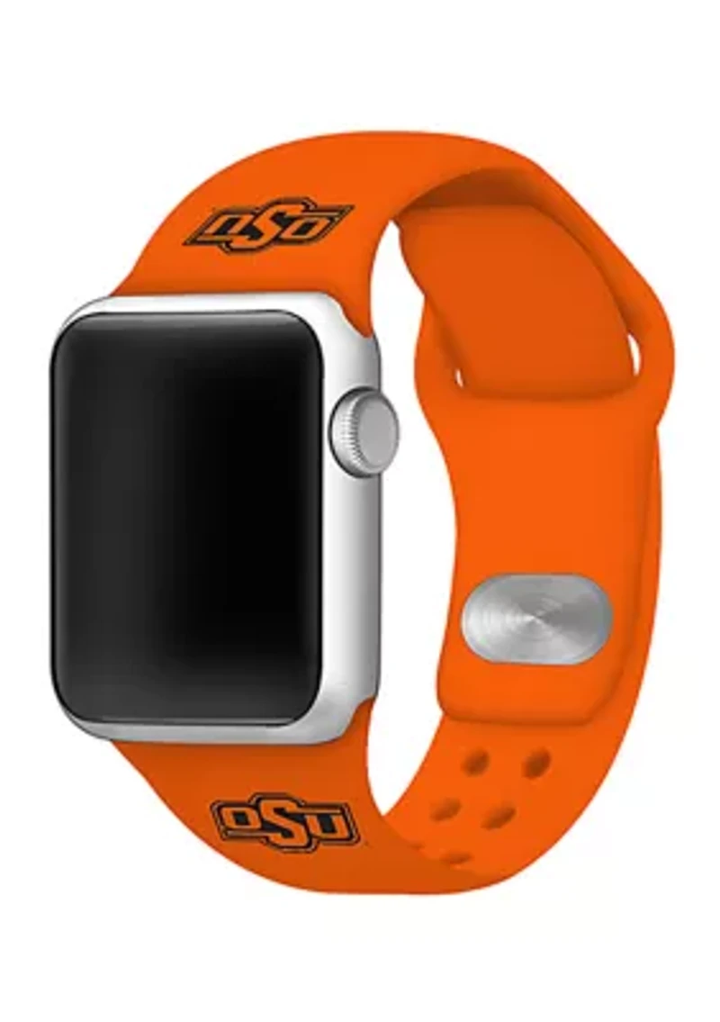 NCAA Oklahoma State Cowboys Silicone Apple Watch Band 38 Millimeter