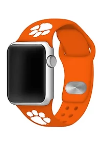 NCAA Clemson Tigers Silicone Apple Watch Band 38 Millimeter