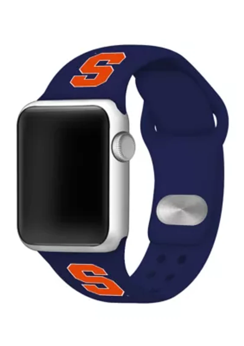 NCAA Syracuse Orange Silicone Apple Watch Band 38 Millimeter