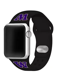NCAA Washington Huskies Silicone Apple Watch Band 38 Millimeter