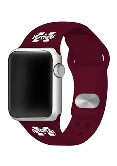 NCAA Mississippi State Bulldogs Silicone Millimeter Apple Watch Band
