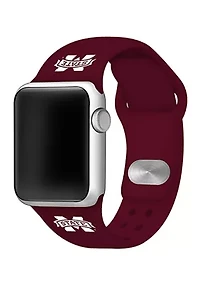 NCAA Mississippi State Bulldogs Silicone Millimeter Apple Watch Band