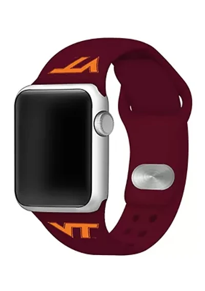 NCAA Virginia Tech Hokies 42 Millimeter Silicone Apple Watch Band