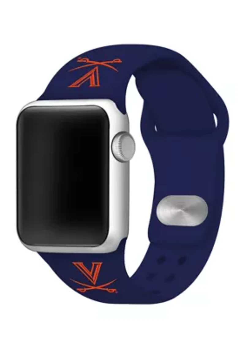 NCAA Virginia Cavaliers Silicone Apple Watch Band Millimeter