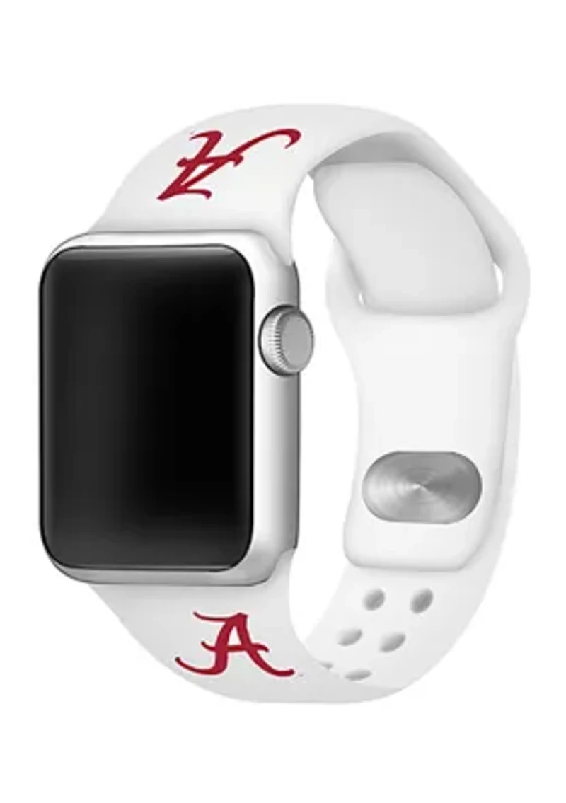 NCAA Alabama Crimson Tide 42 Millimeter Silicone Apple Watch Band