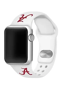 NCAA Alabama Crimson Tide 42 Millimeter Silicone Apple Watch Band