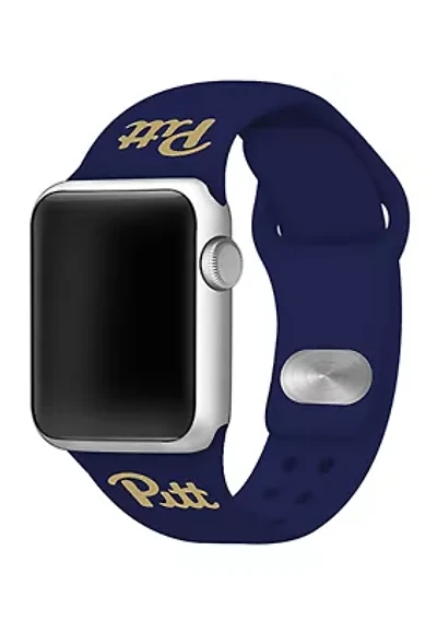 NCAA Pittsburgh Panthers 42 Millimeter Silicone Apple Watch Band