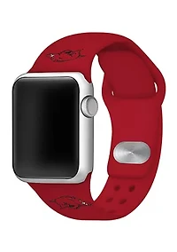 NCAA Arkansas Razorbacks 42 Millimeter Silicone Apple Watch Band