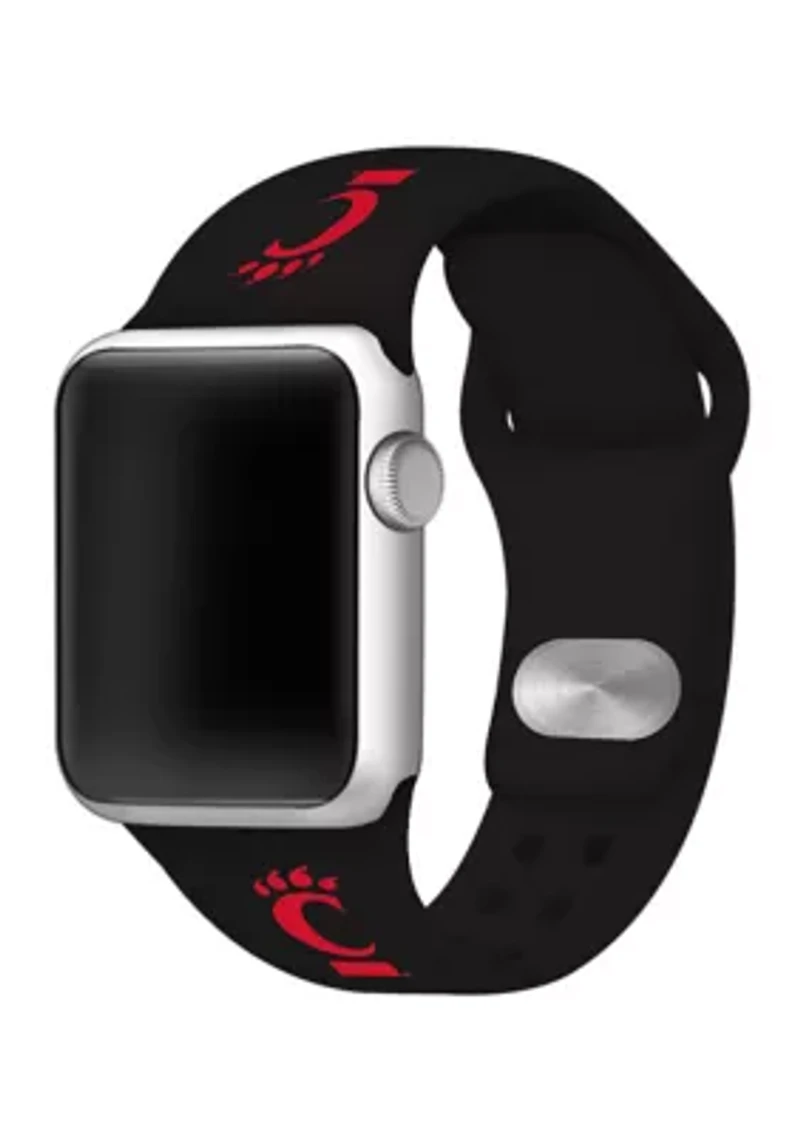 NCAA Cincinnati Bearcats 42 Millimeter Silicone Apple Watch Band