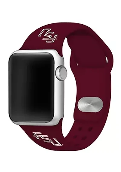 NCAA Florida State Seminoles Silicone 42 Millimeter Apple Watch Band 