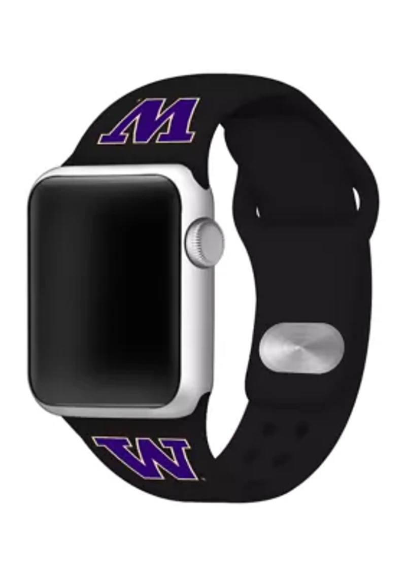NCAA Washington Huskies Silicone Apple Watch Band