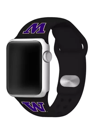 NCAA Washington Huskies Silicone Apple Watch Band