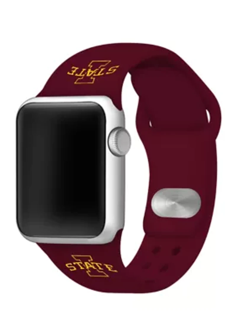 NCAA Iowa State Cyclones Silicone Apple Watch Band