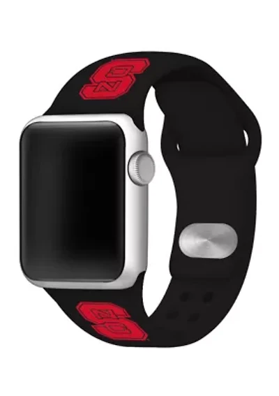 NCAA North Carolina State Wolfpack Silicone 42 Millimeter Apple Watch Band