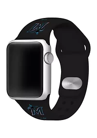 MLB Miami Marlins Silicone Apple Watch Band