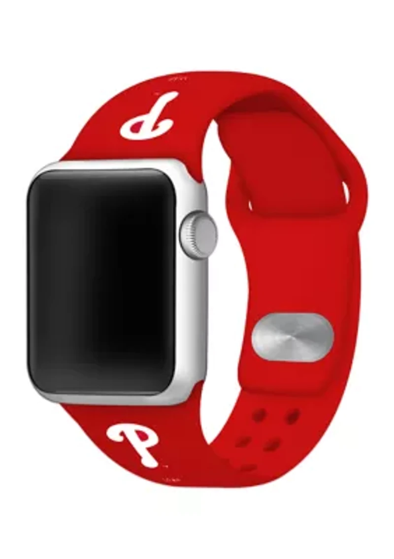 MLB Philadelphia Phillies Silicone Apple Watch Band