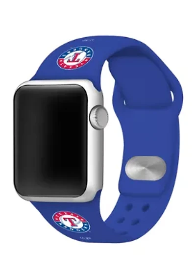 MLB Texas Rangers Silicone Apple Watch Band