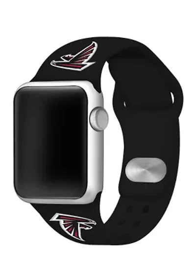 NFL Atlanta Falcons Silicone 38 Millimeter Apple Watch Band