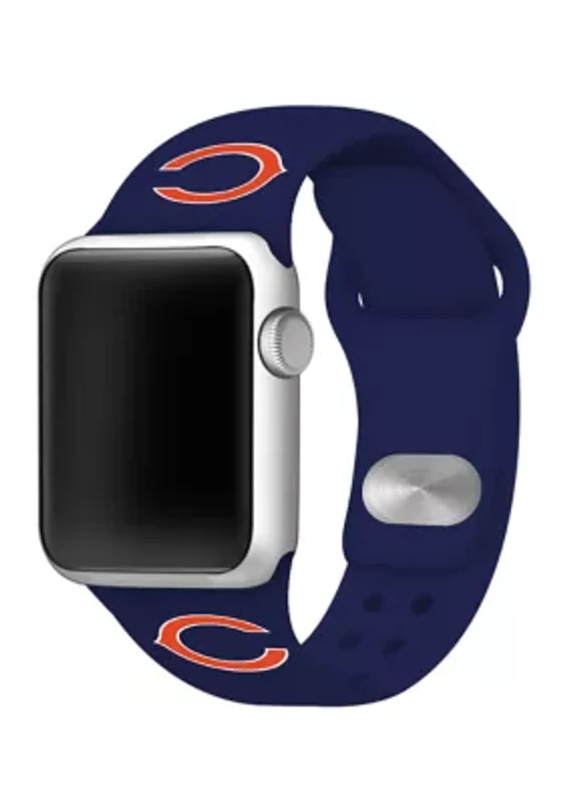 NFL Chicago Bears Silicone 38 Millimeter Apple Watch Band