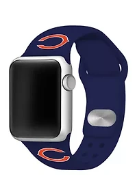 NFL Chicago Bears Silicone 38 Millimeter Apple Watch Band