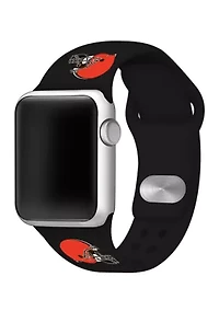 NFL Cleveland Browns Silicone 38 Millimeter Apple Watch Band