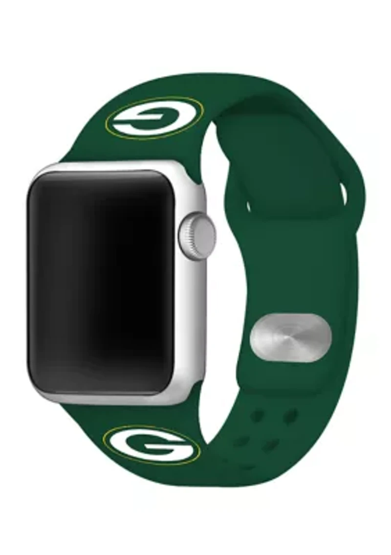 NFL Green Bay Packers Silicone 38 Millimeter Apple Watch Band