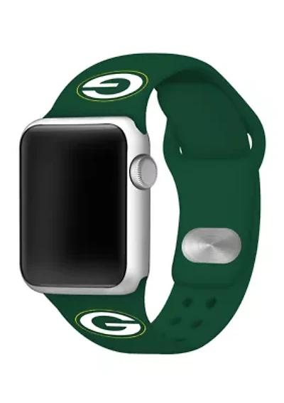 NFL Green Bay Packers Silicone 38 Millimeter Apple Watch Band