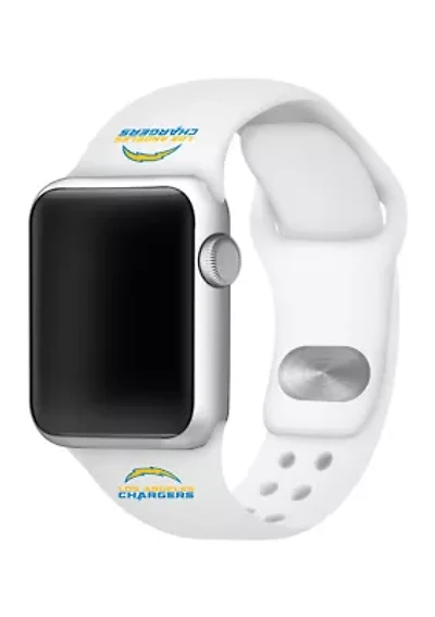 NFL Los Angeles Chargers Silicone Apple Watch Band - 38 Millimeter