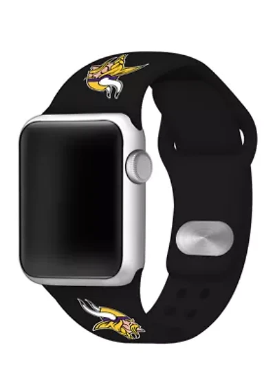 NFL Minnesota Vikings Silicone 38 Millimeter Apple Watch Band