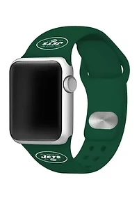 NFL New York Jets 38 Millimeter Silicone Apple Watch Band