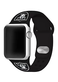 NFL Oakland Raiders 38 Millimeter Silicone Apple Watch Band