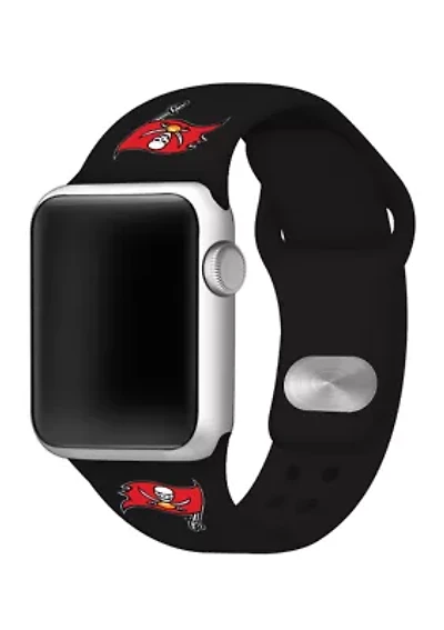 NFL Tampa Bay Buccaneers 38 Millimeter Silicone Apple Watch Band