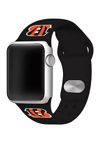 NFL Cincinnati Bengals 42 Millimeter Silicone Apple Watch Band