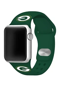 NFL Green Bay Packers 42 Millimeter Silicone Apple Watch Band