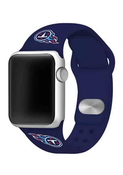 NFL Tennessee Titans 42 Millimeter Silicone Apple Watch Band