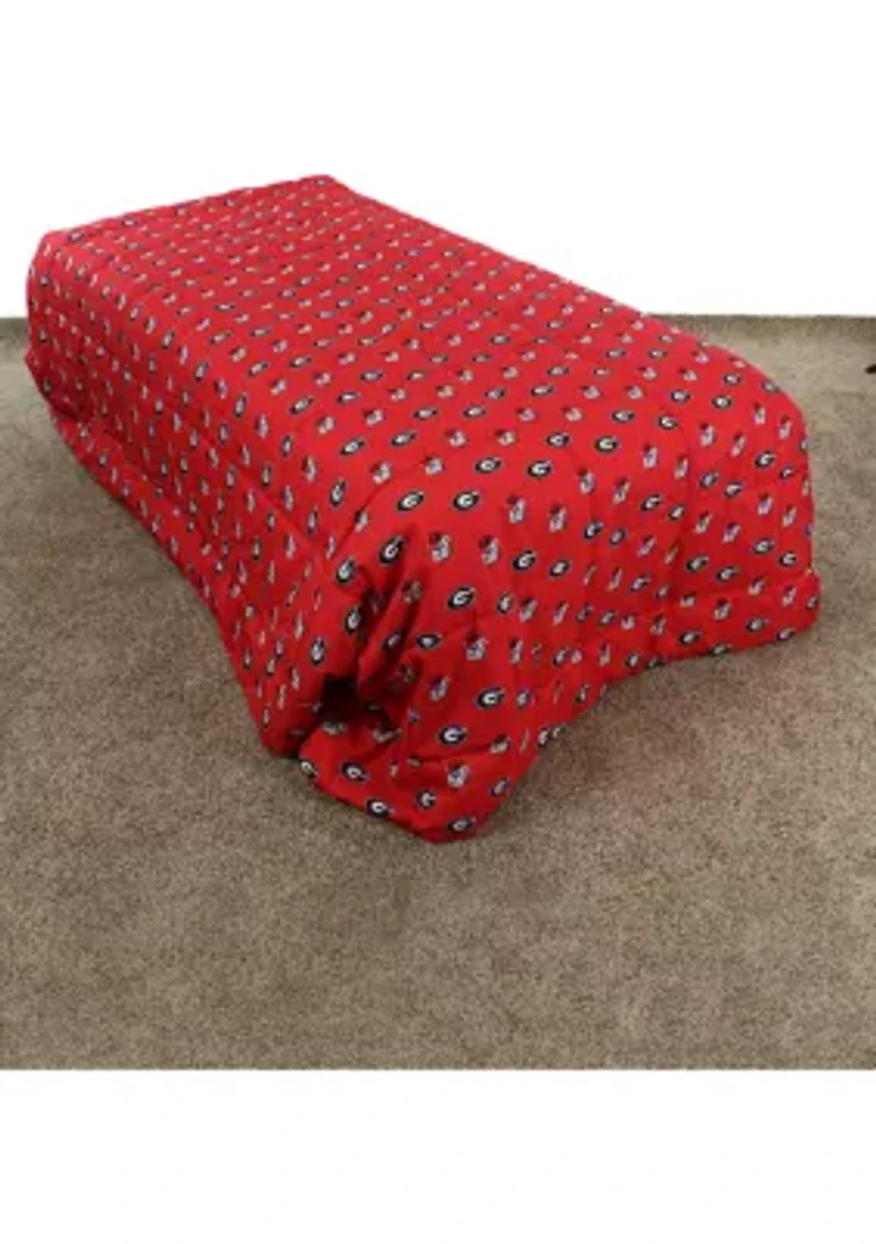 NCAA Georgia Bulldogs Reversible Comforter Set
