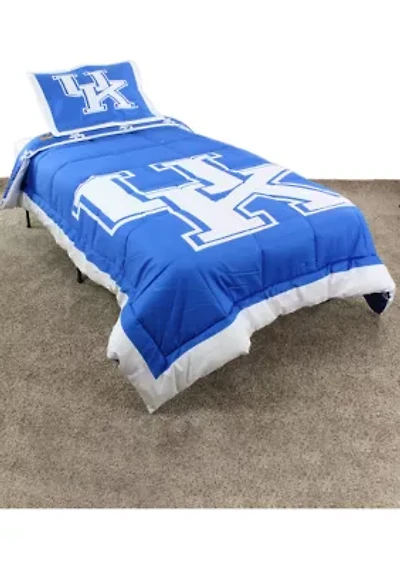 NCAA Kentucky Wildcats Reversible Comforter Set