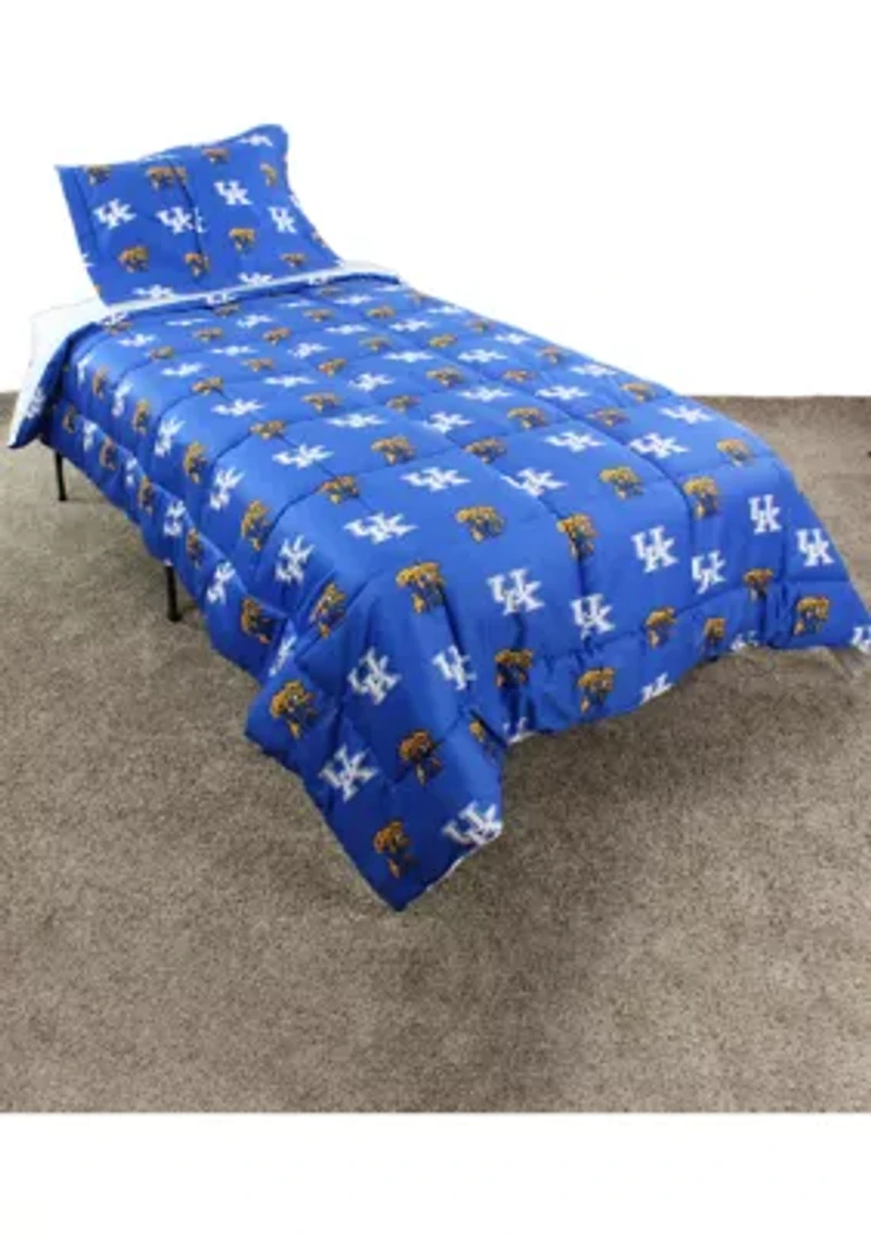 NCAA Kentucky Wildcats Reversible Comforter Set