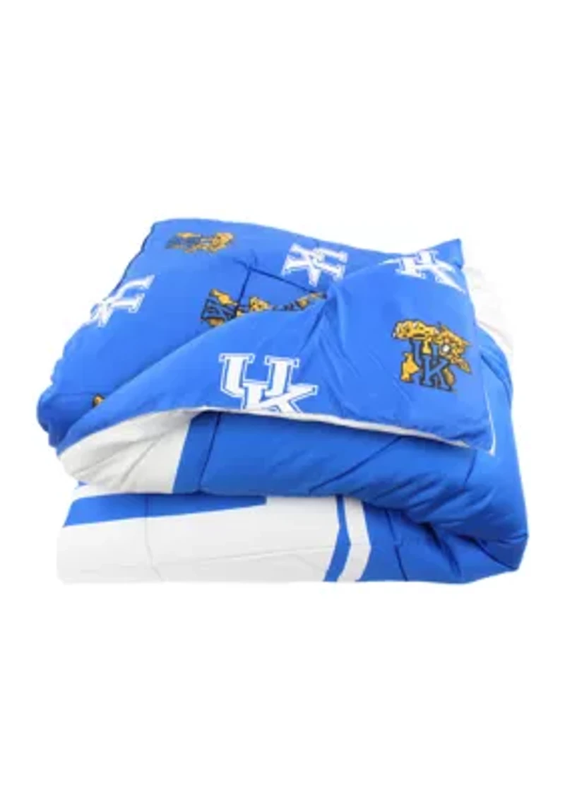 NCAA Kentucky Wildcats Reversible Comforter Set
