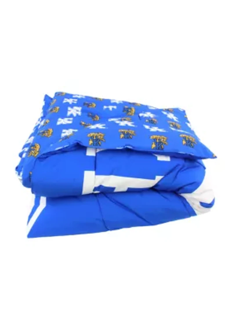 NCAA Kentucky Wildcats Reversible Comforter Set