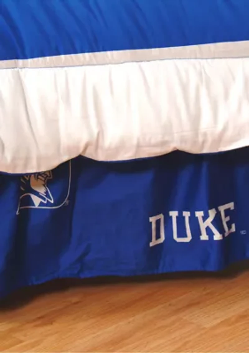 NCAA Duke Blue Devils Printed Dust Ruffle