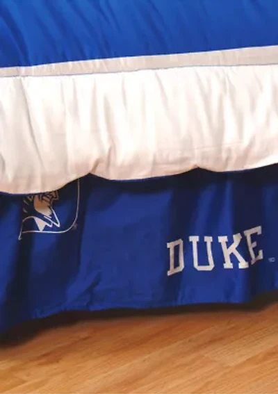 NCAA Duke Blue Devils Printed Dust Ruffle