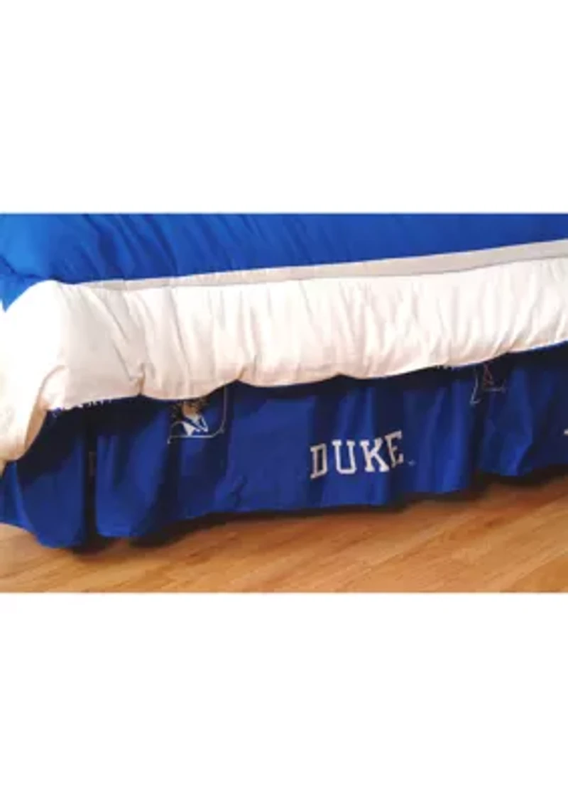 NCAA Duke Blue Devils Printed Dust Ruffle