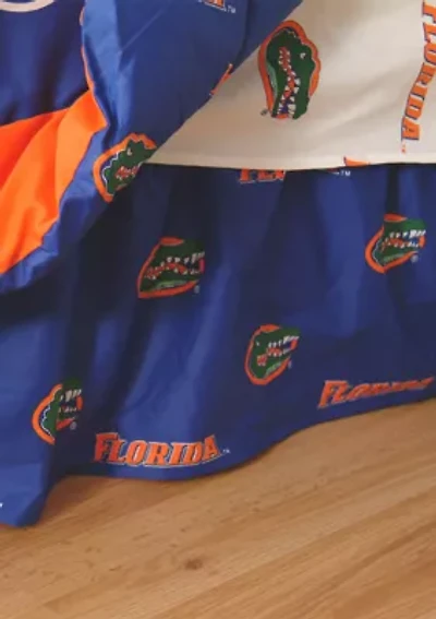 NCAA Florida Gators Printed Dust Ruffle