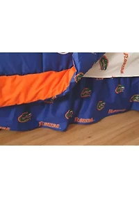 NCAA Florida Gators Printed Dust Ruffle