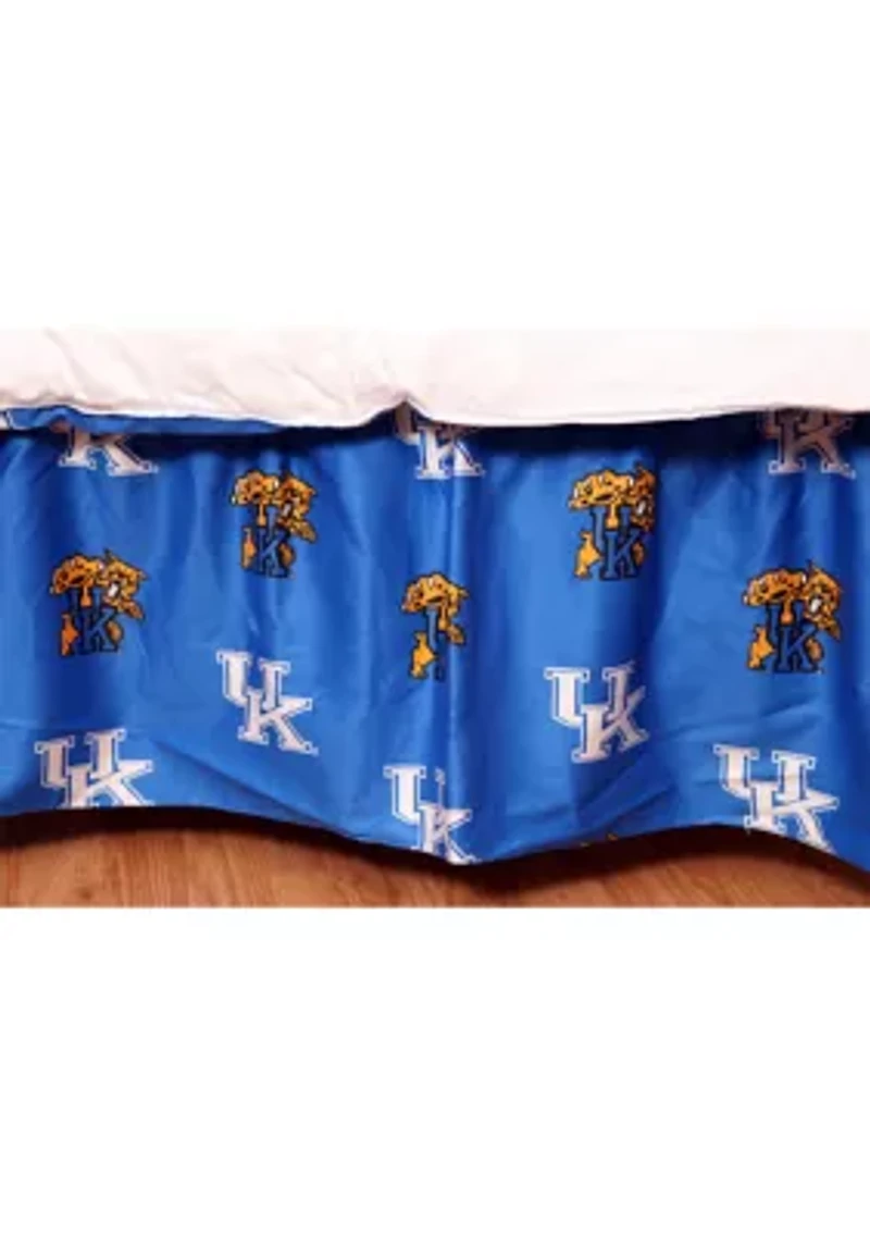 NCAA Kentucky Wildcats Printed Dust Ruffle